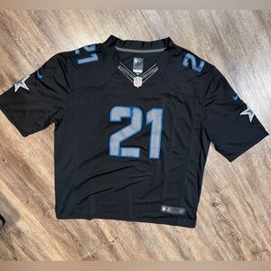 Nike On Field Ezekiel Elliott Dallas Cowboys black alternate jersey